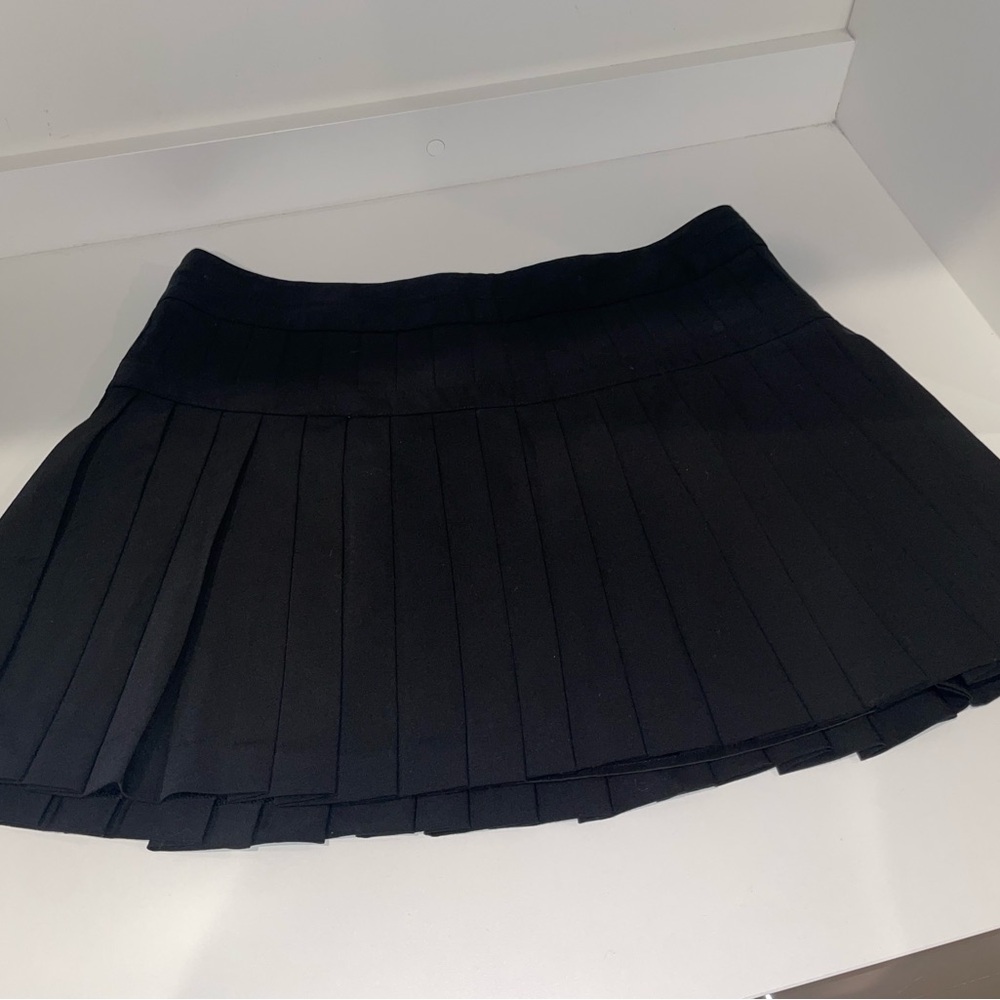 Bebe Pleated Mini Skirt